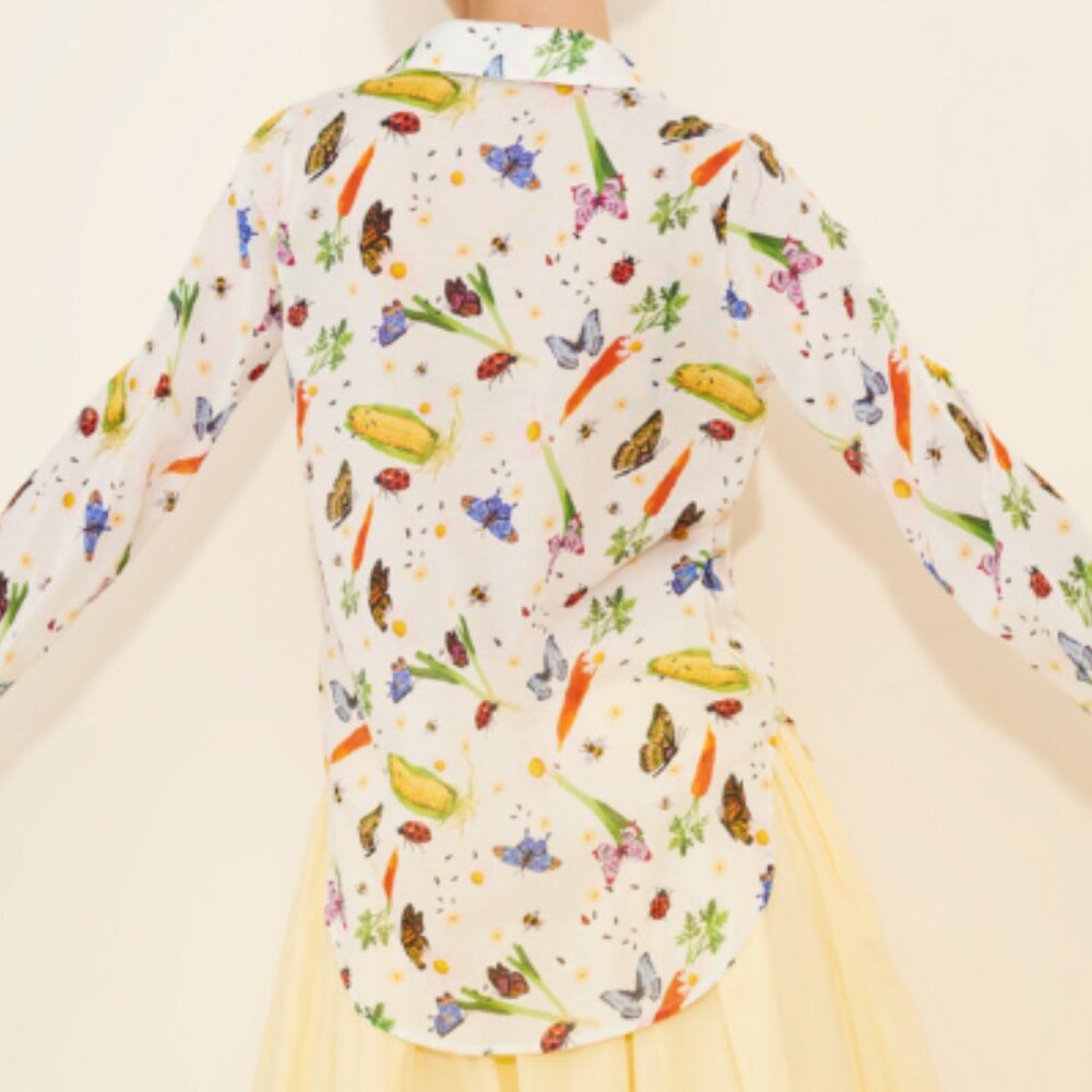 Tessa Button Down Top Lisa Says Gah - Garden - Picture 3 of 6